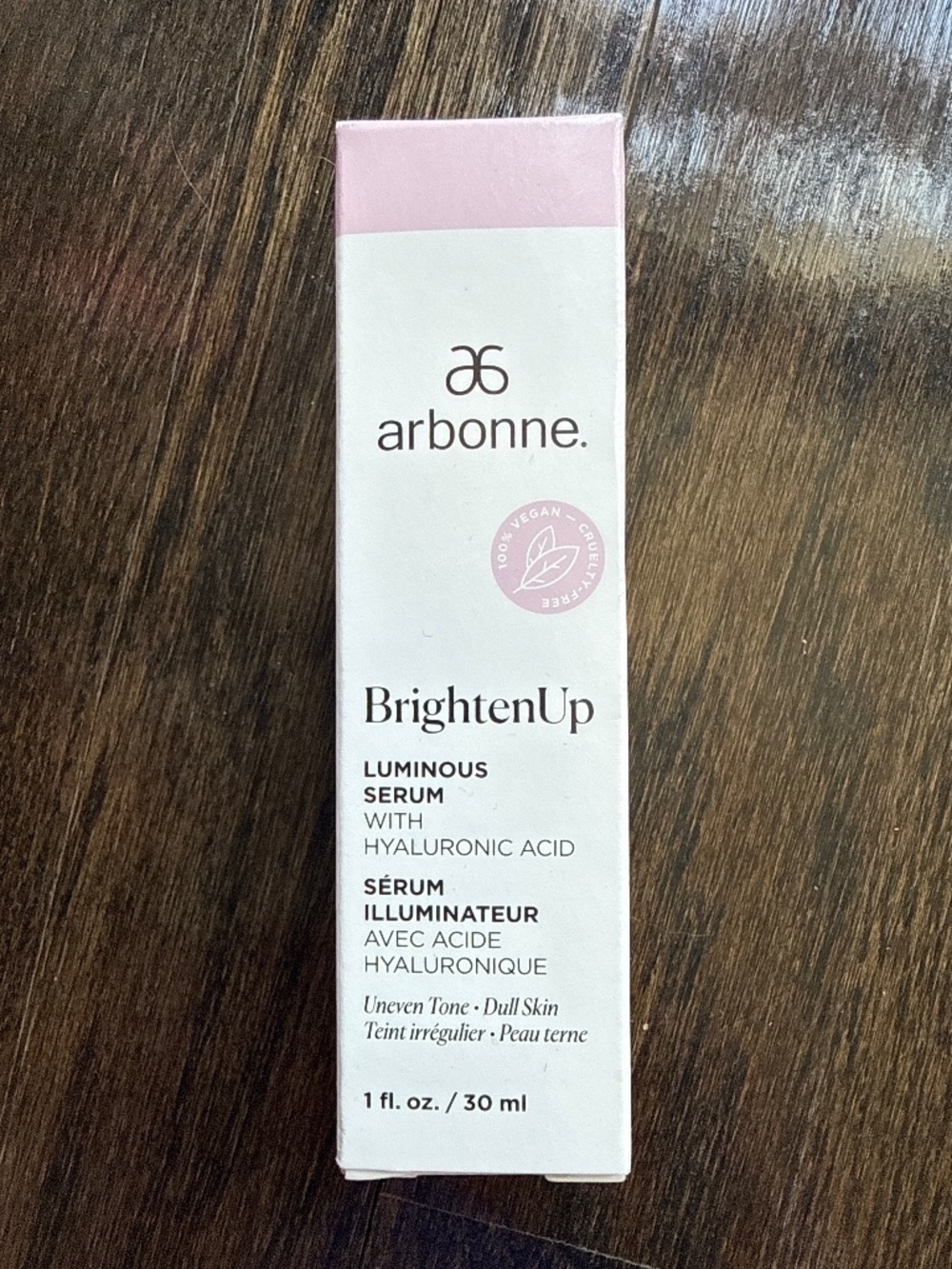*nib* arbonne brightenup luminous serum